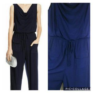 Emma & Michele Blue Jumpsuit